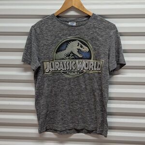 Jurassic World Heathered Gray Tee T-shirt